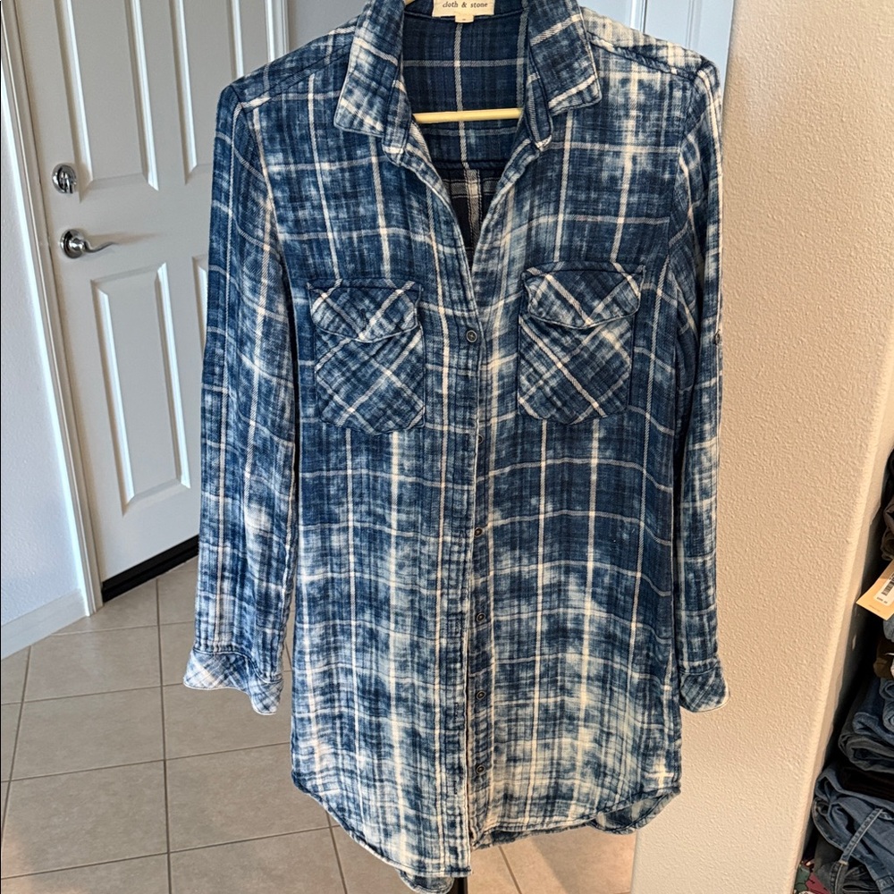 Cloth & stone long jacket
